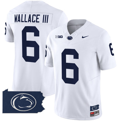 Penn State Nittany Lions 2024 Home Patch Vapor Limited Jersey - All Stitched
