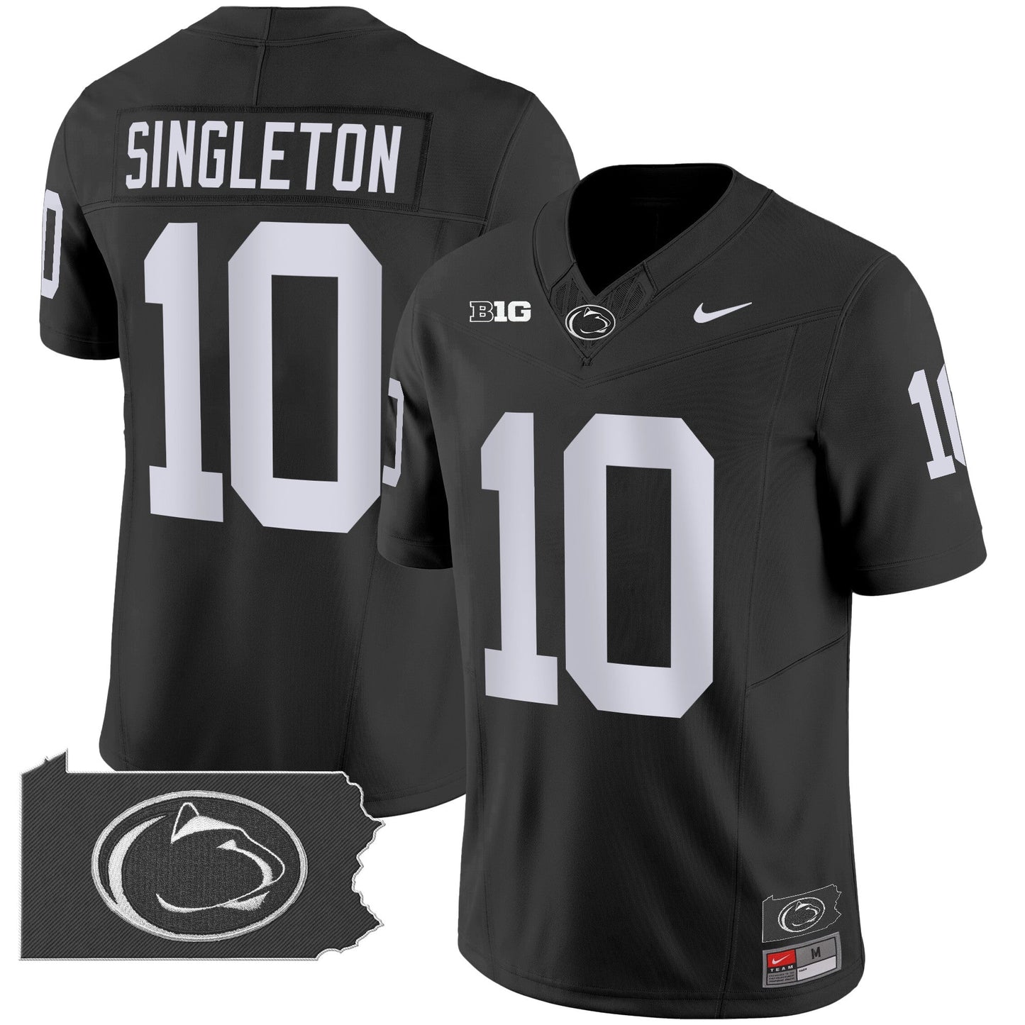 Penn State Nittany Lions 2024 Home Patch Vapor Limited Jersey - All Stitched