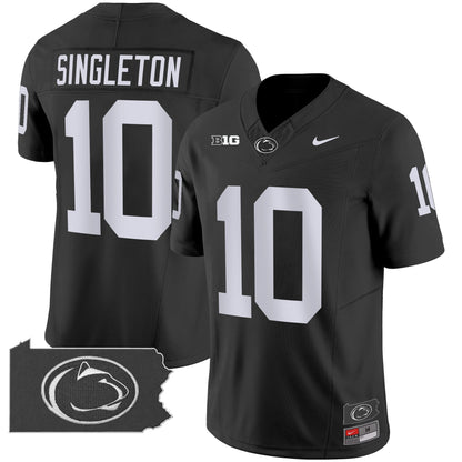 Penn State Nittany Lions 2024 Home Patch Vapor Limited Jersey - All Stitched