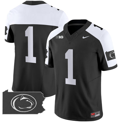 Penn State Nittany Lions 2024 Home Patch Vapor Limited Jersey - All Stitched