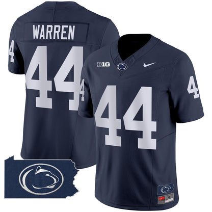 Penn State Nittany Lions 2024 Home Patch Vapor Limited Jersey - All Stitched