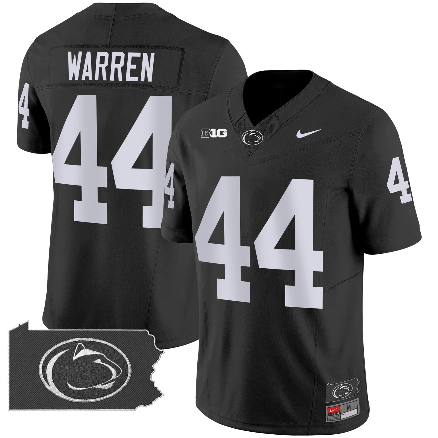 Penn State Nittany Lions 2024 Home Patch Vapor Limited Jersey - All Stitched