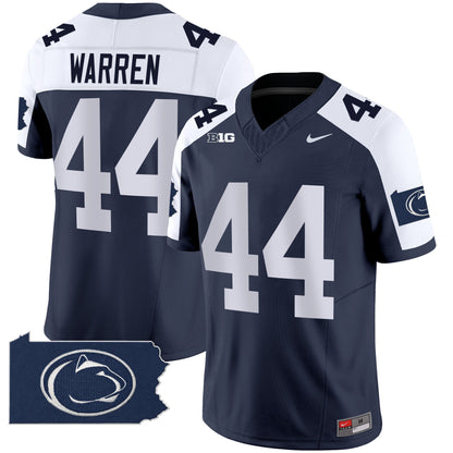 Penn State Nittany Lions 2024 Home Patch Vapor Limited Jersey - All Stitched