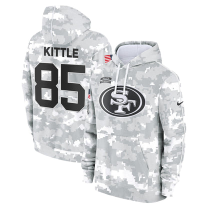49ers 2024 Salute to Service Fleece Pullover Hoodie