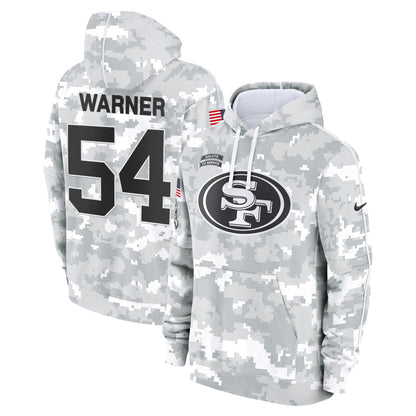 49ers 2024 Salute to Service Fleece Pullover Hoodie