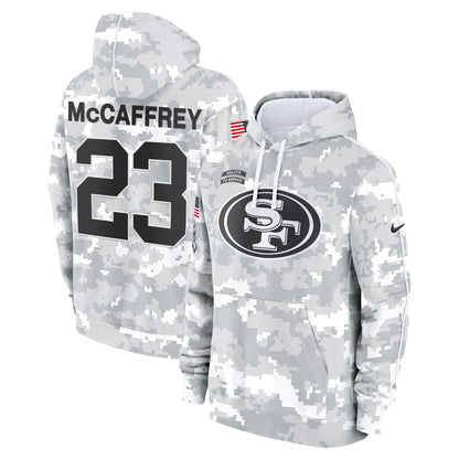 49ers 2024 Salute to Service Fleece Pullover Hoodie