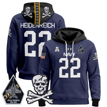 Navy Midshipmen 2024 Pullover Hoodie V2