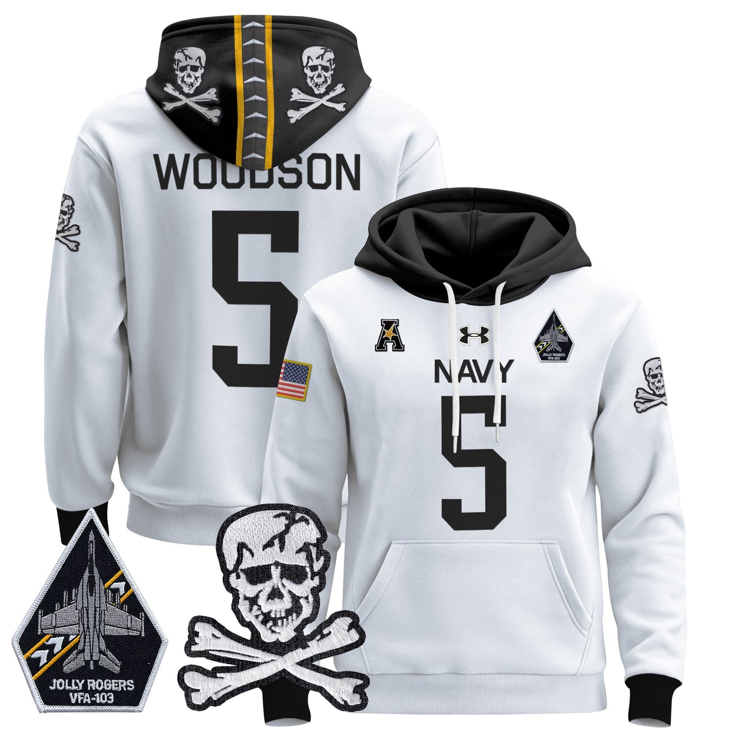 Navy Midshipmen 2024 Pullover Hoodie V2