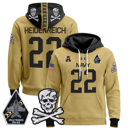 Navy Midshipmen 2024 Pullover Hoodie V2