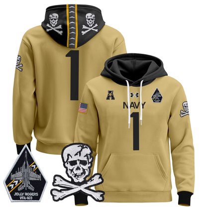 Navy Midshipmen 2024 Pullover Hoodie V2