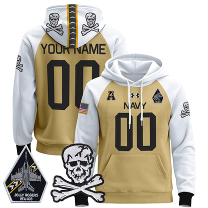 Navy Midshipmen 2024 Custom Pullover Hoodie V2