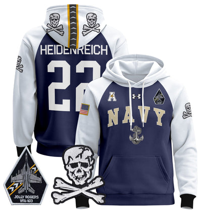 Navy Midshipmen 2024 Pullover Hoodie V4