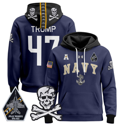 Navy Midshipmen 2024 Pullover Hoodie V4