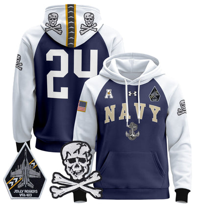 Navy Midshipmen 2024 Pullover Hoodie V4