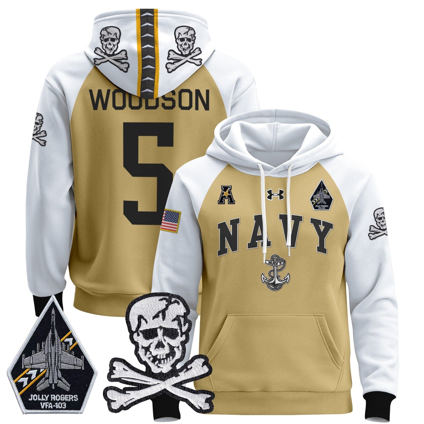 Navy Midshipmen 2024 Pullover Hoodie V4
