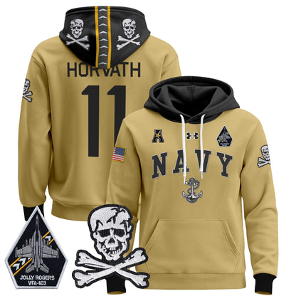 Navy Midshipmen 2024 Pullover Hoodie V4
