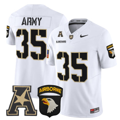 Army Black Knights 101st Airborne Division Patch 2024 Vapor Limited Jersey V2 - All Stitched