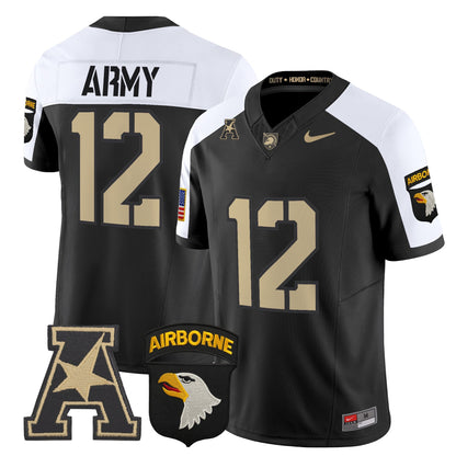 Army Black Knights 101st Airborne Division Patch 2024 Vapor Limited Jersey V2 - All Stitched