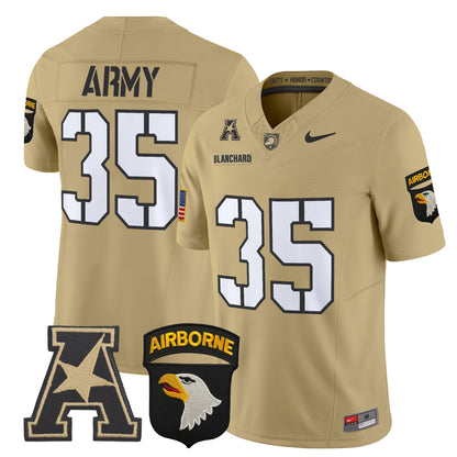 Army Black Knights 101st Airborne Division Patch 2024 Vapor Limited Jersey V2 - All Stitched