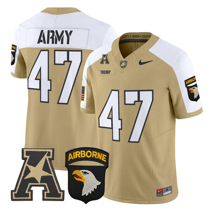 Army Black Knights 101st Airborne Division Patch 2024 Vapor Limited Jersey V2 - All Stitched