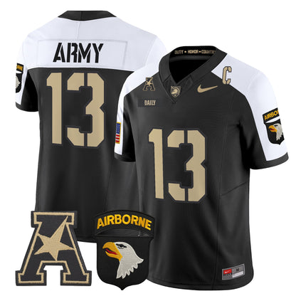 Army Black Knights 101st Airborne Division Patch 2024 Vapor Limited Jersey V2 - All Stitched