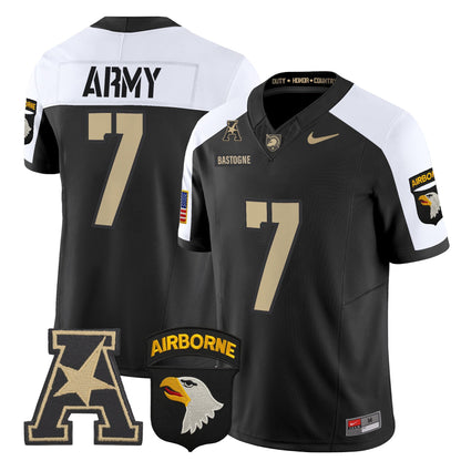 Army Black Knights 101st Airborne Division Patch 2024 Vapor Limited Jersey V2 - All Stitched