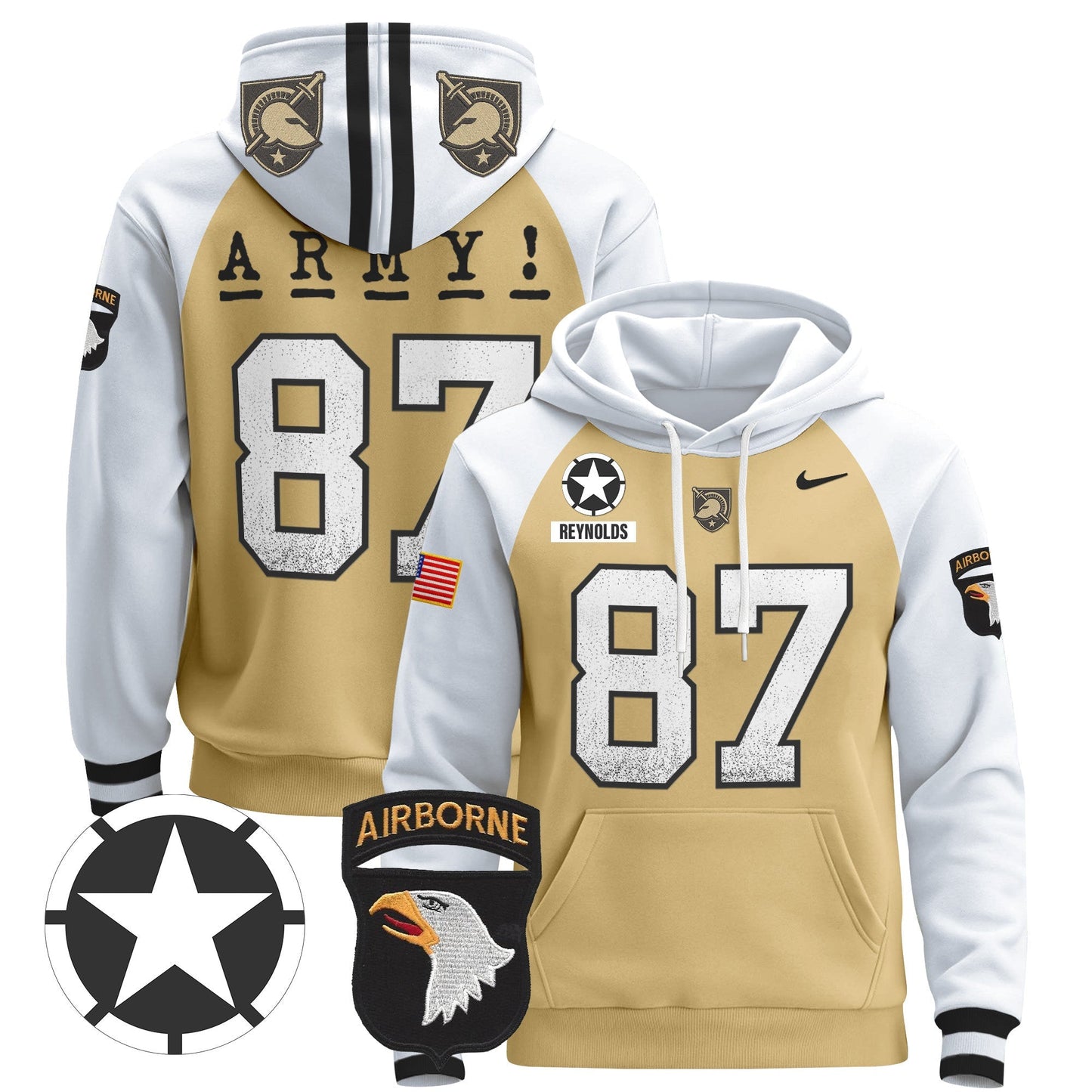 Army Black Knights 2024 Pullover Hoodie V2