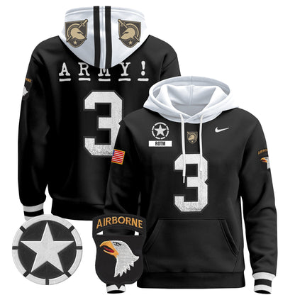 Army Black Knights 2024 Pullover Hoodie V2