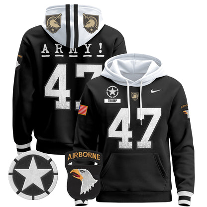Army Black Knights 2024 Pullover Hoodie V2