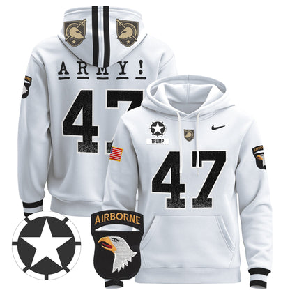 Army Black Knights 2024 Pullover Hoodie V2