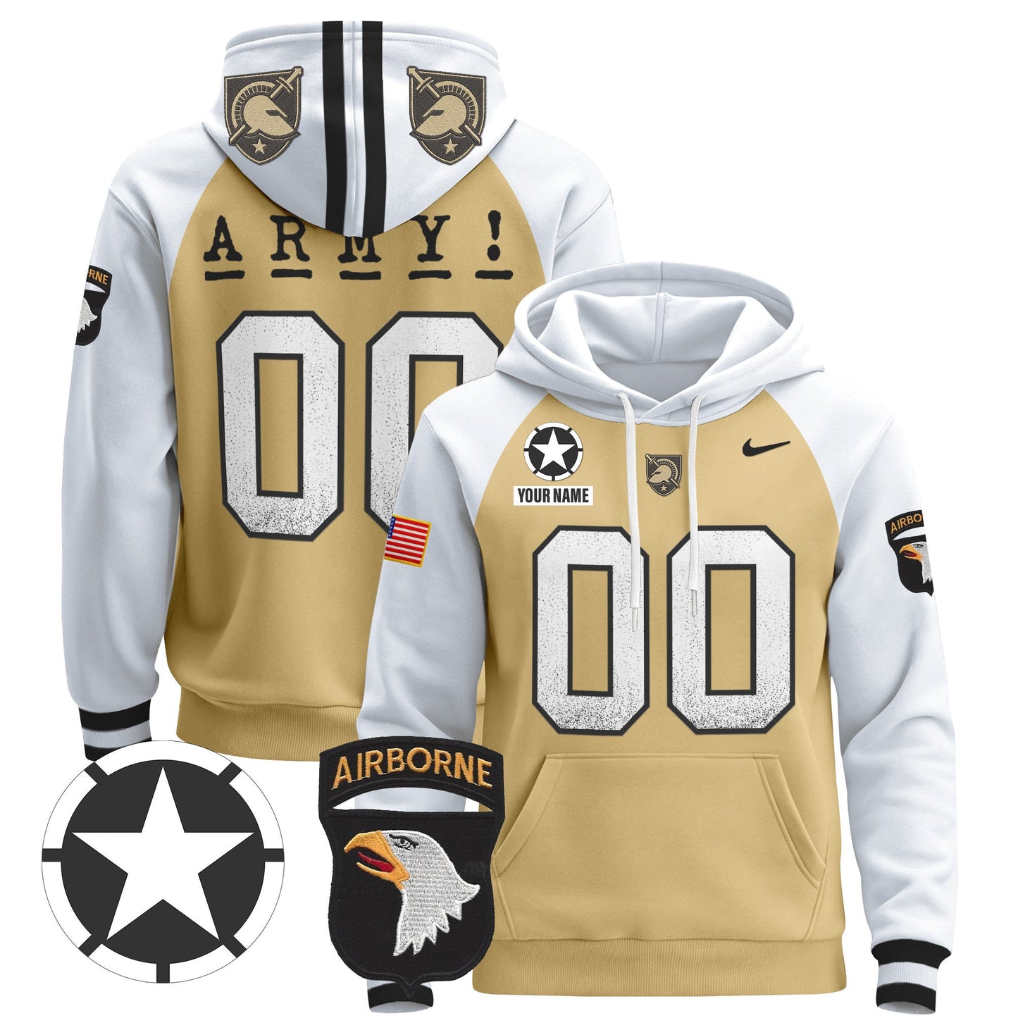 Army Black Knights 2024 Custom Pullover Hoodie V2