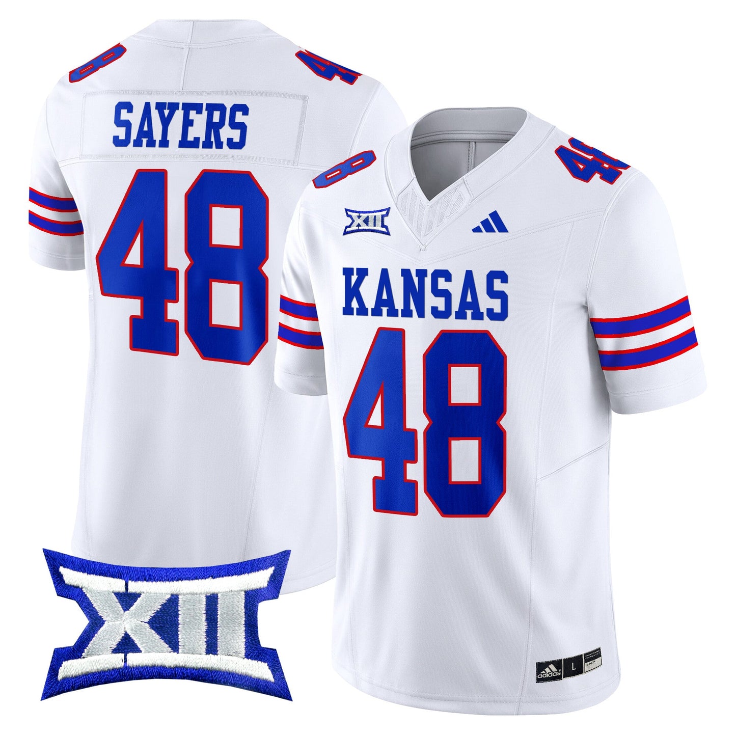 Kansas Jayhawks 2024 Vapor Limited Jersey V2 - All Stitched