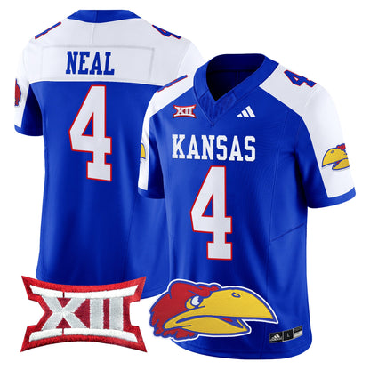 Kansas Jayhawks 2024 Vapor Limited Jersey V2 - All Stitched