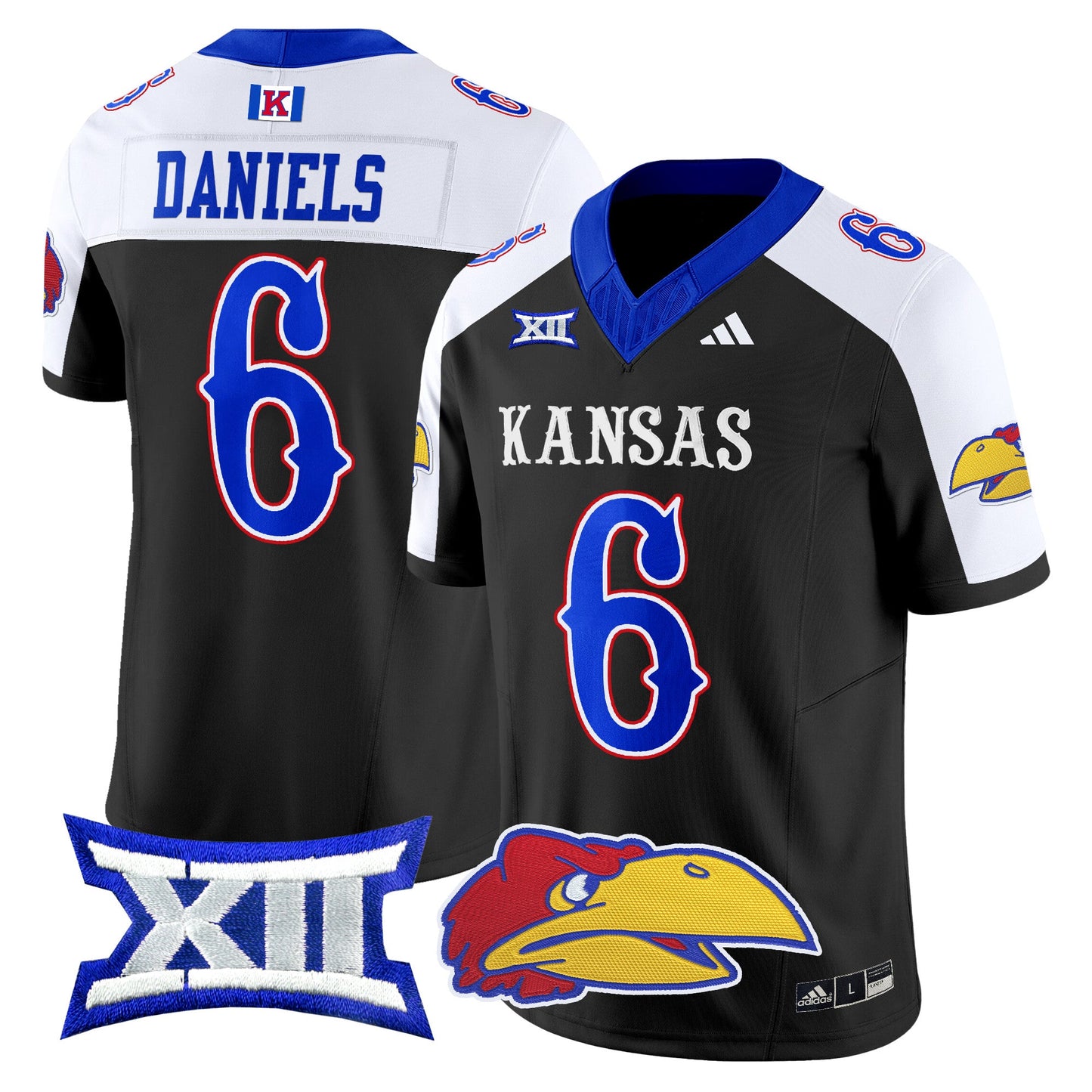 Kansas Jayhawks 2024 Vapor Limited Jersey V2 - All Stitched