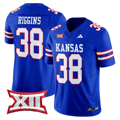 Kansas Jayhawks 2024 Vapor Limited Jersey V2 - All Stitched