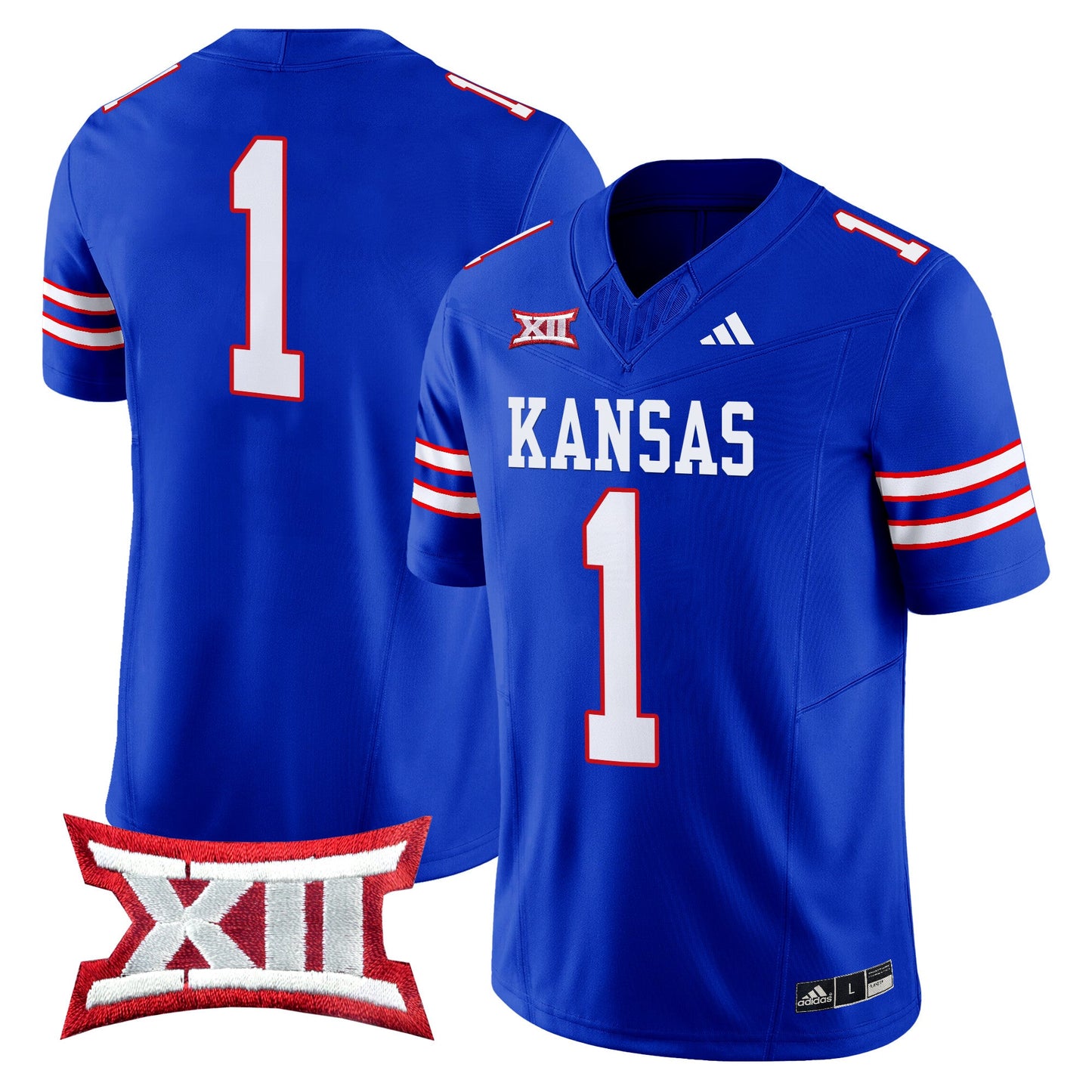 Kansas Jayhawks 2024 Vapor Limited Jersey V2 - All Stitched