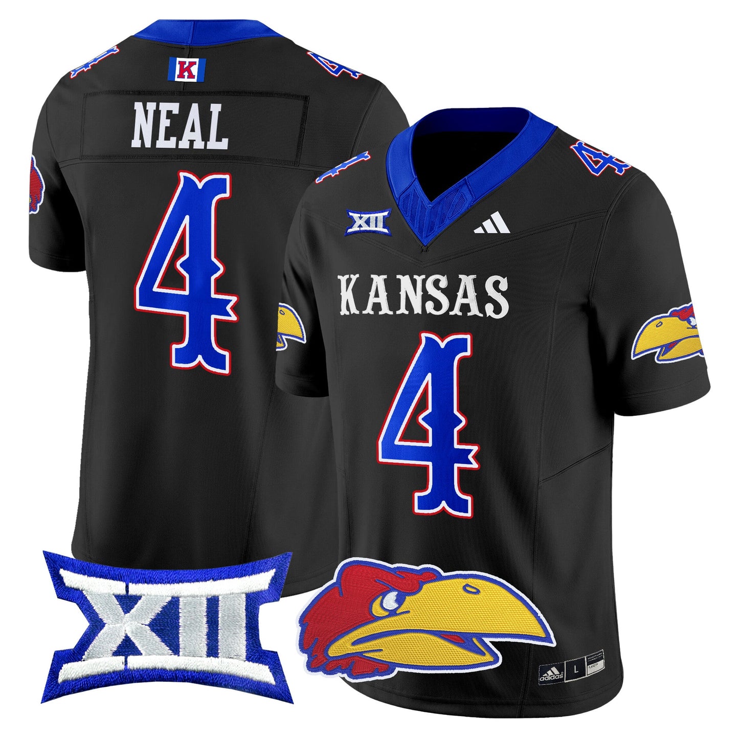 Kansas Jayhawks 2024 Vapor Limited Jersey V2 - All Stitched