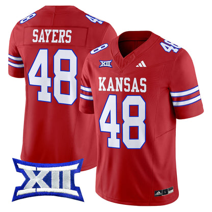 Kansas Jayhawks 2024 Vapor Limited Jersey V2 - All Stitched
