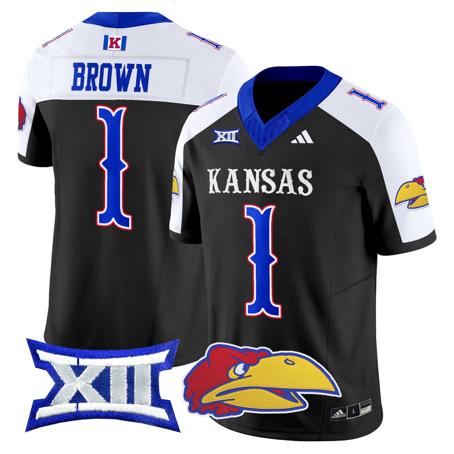 Kansas Jayhawks 2024 Vapor Limited Jersey V2 - All Stitched