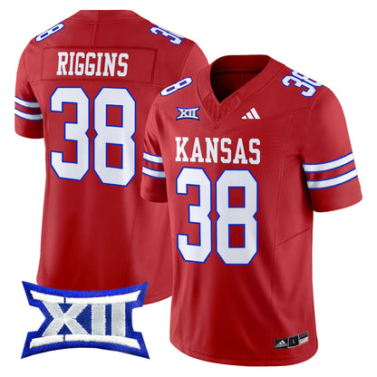 Kansas Jayhawks 2024 Vapor Limited Jersey V2 - All Stitched