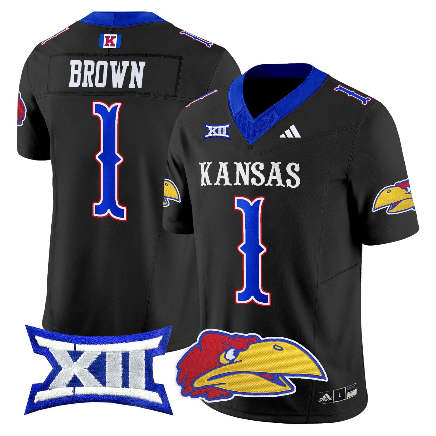 Kansas Jayhawks 2024 Vapor Limited Jersey V2 - All Stitched