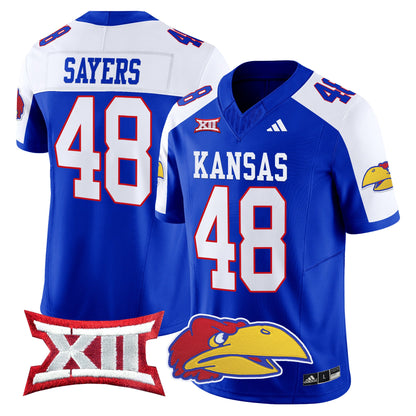 Kansas Jayhawks 2024 Vapor Limited Jersey V2 - All Stitched