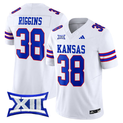 Kansas Jayhawks 2024 Vapor Limited Jersey V2 - All Stitched