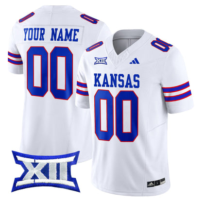 Kansas Jayhawks 2024 Vapor Limited Custom Jersey V2 - All Stitched