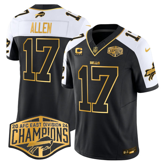 Bills 2024 AFC East Division Champions Gold Vapor Limited Jersey - All Stitched