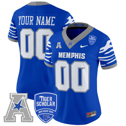 Memphis Tigers 2025 Vapor Limited Custom Jersey - All Stitched