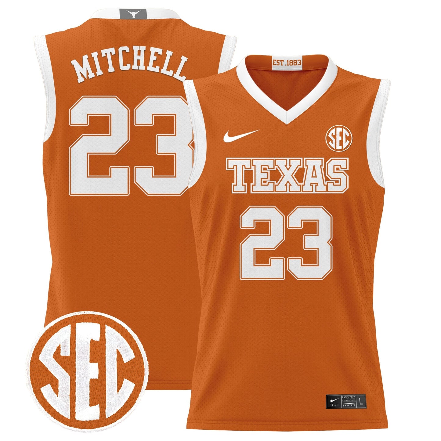 TEX 2024 Lightweight Basketball Jersey - All Stitched