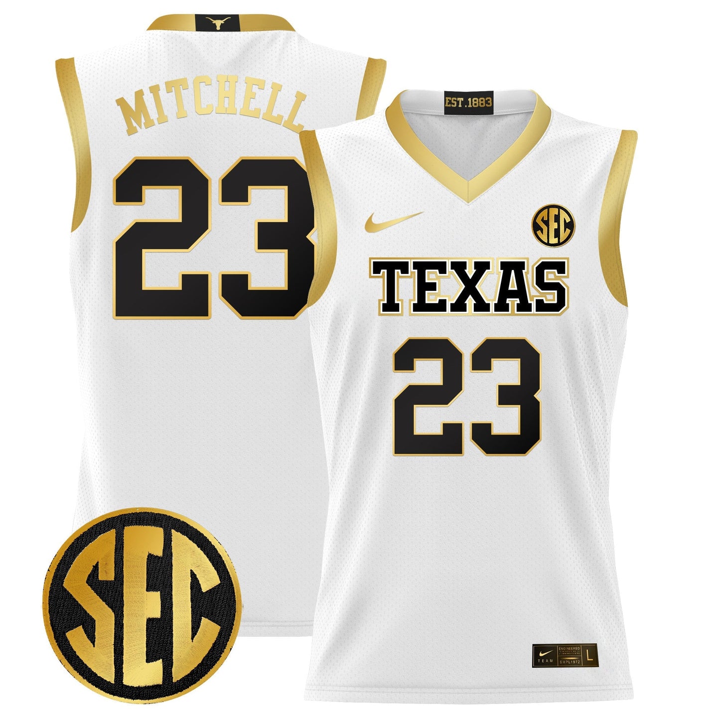 TEX 2024 Lightweight Basketball Jersey - All Stitched