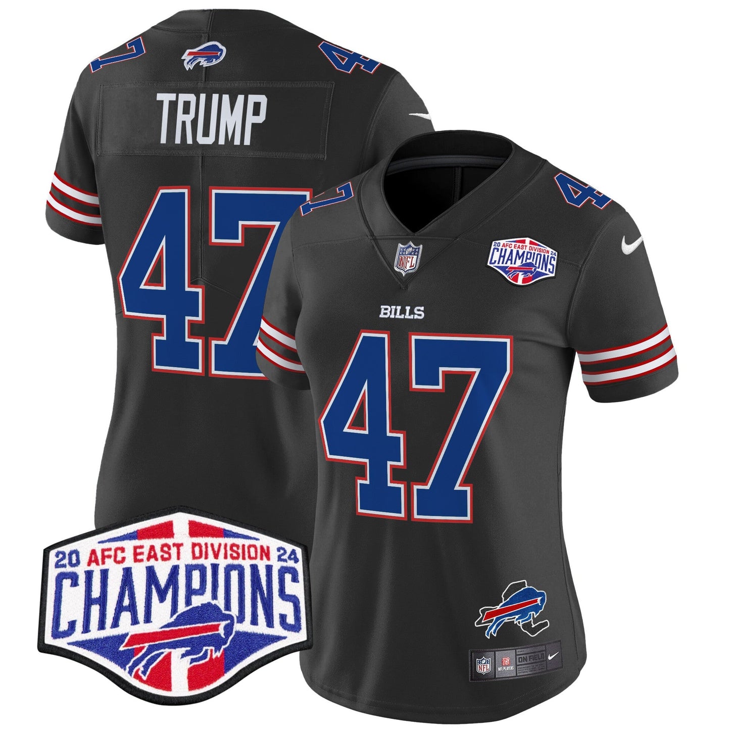 Women's Bills 2024 AFC East Division Champions Vapor Limited Jersey - All Stitched