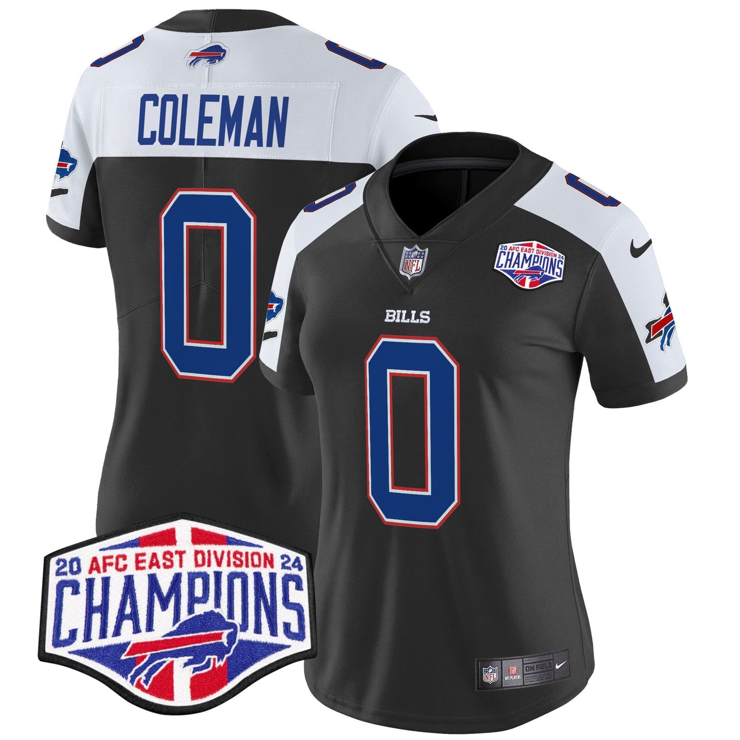 Women's Bills 2024 AFC East Division Champions Vapor Limited Jersey - All Stitched